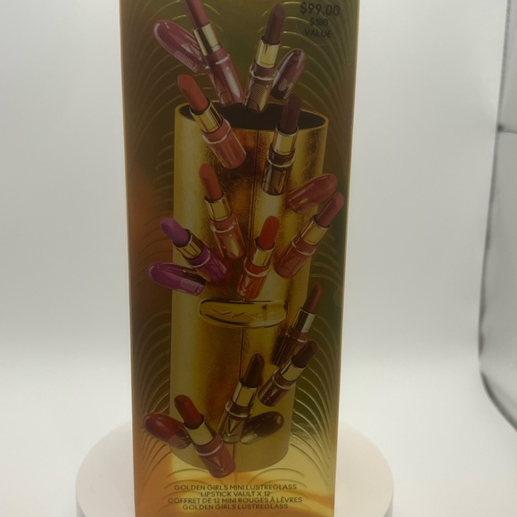 Other - MAC limited edition Golden girls 12 Mini Lipstick Set Lustreglass NEW Authentic